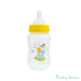 Пляшечка для годування з широким горлом Baby team, 250 мл, 0 +, арт. 1002 (жовта)