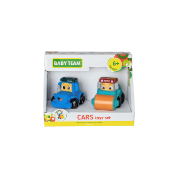 Набор игрушек "Машинки", в ассортименте Baby team, 6+, арт. 8603 (набор с катком)