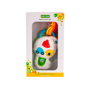 Игрушка музыкальная "Ключики"  Baby team, 4+, арт. 8622 