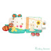 Іграшка-книжка текстильна з брязкальцем Baby team, 6+, арт. 8721