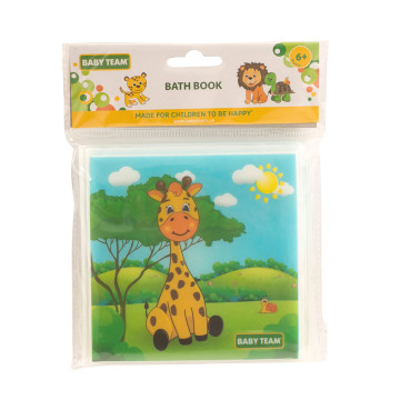 Игрушка-книжка для ванны Baby team, 6+, арт. 8742