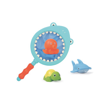 Набор игрушек для ванны с сачком Baby team, 6+, арт. 9027