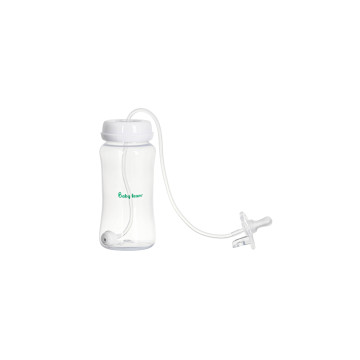 Пляшечка для годування з широким горлом “Вільні руки”, Baby team, 300 мл, 3 +, арт. 1030