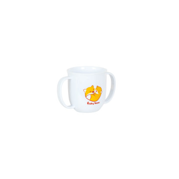 Чашка дитяча з ручками Baby team, 190 мл, 9+, арт. 6008