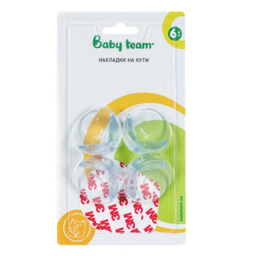 Накладки на кути стола (круглі) Baby team, 4 шт, 6+, арт. 7603 