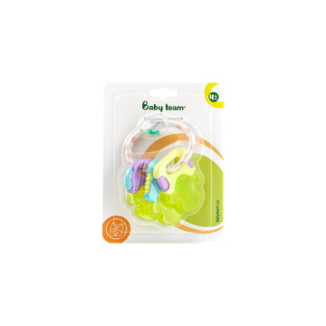 Брязкальце-прорізувач з водою "Ключики" Baby team, 4+, арт. 8430