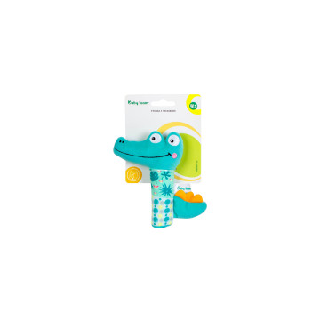 Игрушка с пищалкой Baby team, 4+, арт. 8508 (крокодильчик)