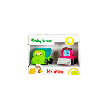 Набір іграшок "Машинки", в асортименті Baby team, 6+, арт. 8603 (набір з самоскидом)