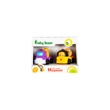 Набір іграшок "Машинки", в асортименті Baby team, 6+, арт. 8603 (набір з бетонозмішувачем)
