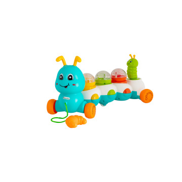 Игрушка музыкальная "Ползунчик" Baby team, 9+, арт. 8659 (голубой)