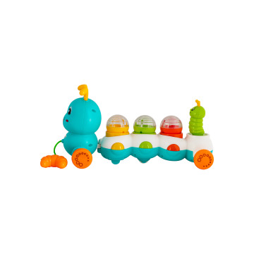 Игрушка музыкальная "Ползунчик" Baby team, 9+, арт. 8659 (голубой)