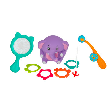 Набор игрушек для ванны "Слоник" Baby team, 9+, арт. 9035