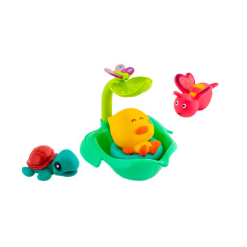 Набор игрушек для ванны "Водное приключение" Baby team, 9+, арт. 9036 (набор с черепашкой)