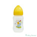 Пляшечка для годування з широким горлом Baby team, 250 мл, 0 +, арт. 1002 (жовта)