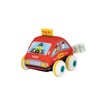 Игрушка текстильная "Машинка", в ассортименте Baby team, 6+, арт. 8420 (такси)