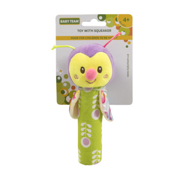 Игрушка с пищалкой Baby team, 4+, арт. 8500 (Пчелка)