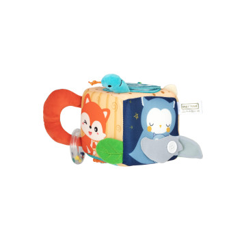 Игрушка-подвеска "Развивающий кубик" Baby team, 4+, арт. 8570 (сафари)