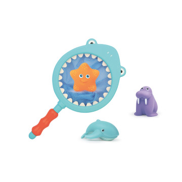 Набор игрушек для ванны с сачком Baby team, 6+, арт. 9027